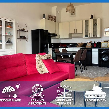 Les Douves Duplex 5 Personnes Lumineux Avec Jardin Et Terrasse Amenagee , Vue Sur Chateau A 5Mn De La Mer, Proche Omaha Beach Et Bayeux Commes المظهر الخارجي الصورة