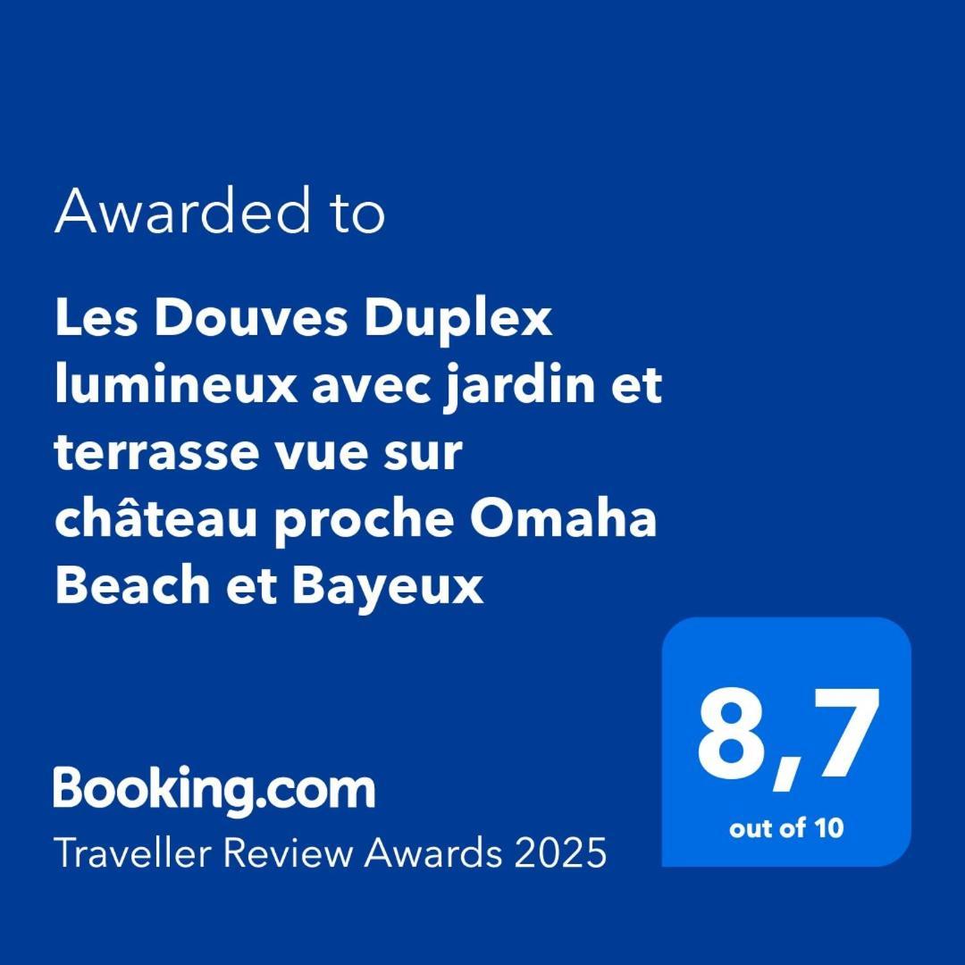 Les Douves Duplex 5 Personnes Lumineux Avec Jardin Et Terrasse Amenagee , Vue Sur Chateau A 5Mn De La Mer, Proche Omaha Beach Et Bayeux Commes المظهر الخارجي الصورة